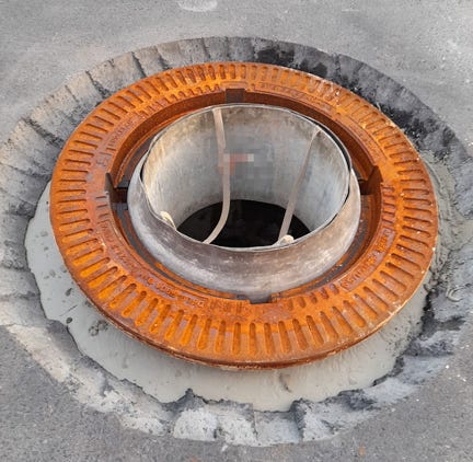 Schachtrahmen einbauen