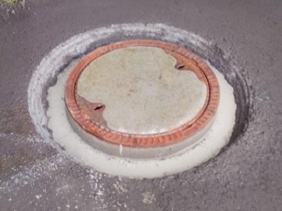 Schachtabdeckungeinbau